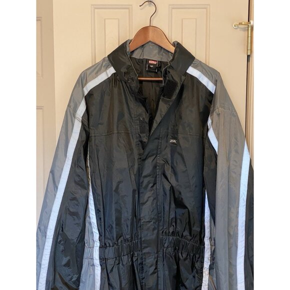 Polo Motorrad Gray & Black Men's XL Motorcycle Biker Riding Jacket Reflective - Picture 3 of 16